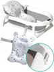Дитяча складна ванночка з термометром та подушкою HANERT KinderBad Grey - зображення 3