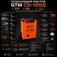 Пускозарядний пристрій GTM CD-1000 12/24В 380В 1000А АКБ45-1000А - изображение 2