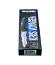 Ніж складаний Cold Steel Voyager Kris, лезо Plain Stonewashed AUS-10A, руківя Black Griv-Ex, Тайвань, CS-29AXW - изображение 6