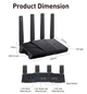 Бездротовий маршрутизатор GL.iNet Flint 3 (GL-BE9300-EU) Wi-Fi 7, 5 × 2.5G Ethernet Ports, Tri-band - изображение 4
