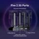 Бездротовий маршрутизатор GL.iNet Flint 3 (GL-BE9300-EU) Wi-Fi 7, 5 × 2.5G Ethernet Ports, Tri-band - изображение 8