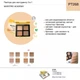 Палетка для контурингу обличчя Maestro Academy Mineralist Contour Topface PT268 №002 Скульптурінг Сяйво+Мокко+ - изображение 6