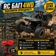 Радіокерований позашляховик Машина - багі 4×4 , масштаб 1:12 , ширина 33 см., до 15 км/год з пультом 2,4 ГГц , чорний - зображення 3