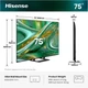Телевізор HISENSE 75E8S - изображение 2