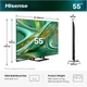 Телевізор HISENSE 55E8S - зображення 2