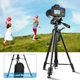 Алюмінієвий штатив Puluz PU3096B 55-139 см трипод з 3D-головою для смартфона та камери - зображення 8