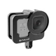 Алюминиевая клетка Puluz PU508B для GoPro HERO 13/12/11/10/9 с УФ-фильтром 52 мм защитный каркас черный - изображение 2