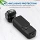 Силіконовий чохол Puluz PU998B 2в1 з ремінцем для DJI Osmo Pocket 3 захист корпусу та екрана чорний - зображення 5