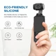 Силіконовий чохол Puluz PU998B 2в1 з ремінцем для DJI Osmo Pocket 3 захист корпусу та екрана чорний - зображення 6