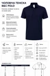 Теніска B&C ID.001 Темно-синя XL - изображение 9