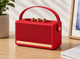 Портативная Bluetooth колонка 5 Вт с FM-радио, USB, microSD, TWS, Bluetooth 5.1, аккумулятор 1200 мАч, ретро-дизайн Красный (MX-00009901W) - изображение 2