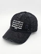 Кепка Maison Martin Margiela Distressed Numbers Baseball Cap Washed Black / Вінтажна літня бейсболка з потертостями для літа майсон маржела - изображение 1