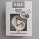 Соска пустышка Bibs Colour round White 0-6 мес 1 размер латекс круглая - изображение 1