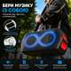 Портативная Bluetooth колонка MONSTER Go M176 80W беспроводная акустика для отдыха дома путешествий природы и заведений мощный звук Блютуз USB TF FM радио длительное время работы совместима с Android iPhone планшетами и ноутбуками - изображение 9