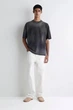 Футболка чоловіча COS oversized faded mock-neck t-shirt 1228152001 M Чорний - изображение 2