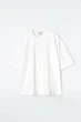 Футболка жіноча COS oversized cotton t-shirt 1276265001 L Білий - изображение 6