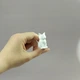 Миниатюрная ваза для кошачьих усов Кот из PLA-пластика 40 мм Усятница белая - изображение 6