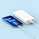 УМБ Xiaomi Mi Power Bank 20000 mAh 22.5W Fast Charge PB2022ZM Білий | Зовнішній акумулятор 20000 мА·год USB-C - зображення 2