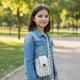 Дитяча міні-сумочка Міккі Маус 19x13x9 см екокожа біла - зображення 3