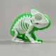 Декоративная фигурка Хамелеон двусторонний из PLA-пластика 85 мм - изображение 2