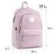 Рюкзак шкільний GoPack Education Teens GO26-141L-пудровий - зображення 2