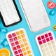 Формы для льда с крышкой и контейнером для хранения, не разливающиеся и штабеляемые, 64 кубика, система легкого извлечения, для коктейлей, виски и кофе, 2 лотка, ложка, черный - Уценка - изображение 8