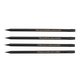 Олівець графітовий BUROMAX 8530 HB з гумкою, MOTIVATION, Black (100) /BM.8530/ - изображение 3