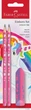 Олівець графітовий Faber-Castell 111516 UNICORN PINK HB 2шт+гумка /111516/ - изображение 1