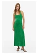Платье для беременных длинное летнее женское H&M 271198043 2XL Зеленое (2727000127992) - изображение 2
