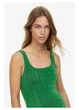 Платье для беременных длинное летнее женское H&M 271198043 2XL Зеленое (2727000127992) - изображение 4