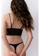 Трусики стринги женские H&M 271277277 L Черные (2727000143060) - изображение 2
