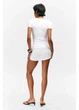 Платье-футболка короткое летнее женское Monki 271282539 L Белое (2727000106867) - изображение 4