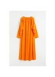 Платье длинное осеннее женское H&M 271094192 XL Оранжевое (2727000132101) - изображение 5