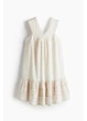 Сукня коротка літня жіноча H&M 271297692 XS Кремова (2727000119751) - зображення 4
