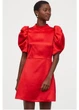 Платье короткое летнее женское H&M 270935108 34 Красное (2727000122768) - изображение 1