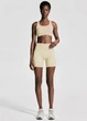 Спортивний топ для фітнесу жіночий H&M 271294038_yellow XL Жовтий (2727000106669) - зображення 4