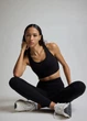 Спортивный топ для фитнеса женский H&M 271294038_black S Черный (2727000109431) - изображение 1