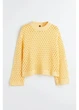 Джемпер женский H&M 271111777 XS Желтый (2727000137328) - изображение 2