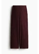 Брюки женские H&M 271195434 L Бордовые (2727000133849) - изображение 4