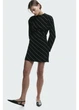 Сукня коротка осіння жіноча H&M 271198523 L Чорна (2727000129217) - зображення 2