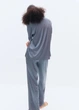 Пижамные штаны женские H&M 271253533 XS Сине-серые (2727000148553) - изображение 2
