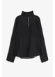 Блузка женская H&M 271203855 M Черная (2727000127732) - изображение 1