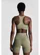 Спортивний топ для фітнесу жіночий H&M 271294038_khaki S Хакі (2727000121020) - зображення 2