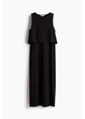 Платье для беременных и кормящих мам миди летнее женское H&M 271220800 M Черное (2727000130855) - изображение 4