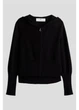 Подростковая кофта на молнии с капюшоном для девочек H&M 271242051_black 158 см Черная (2727000109165) - изображение 2