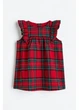 Детский летний сарафан для девочки H&M 271087983 74 см Красный/Клетка (2727000126063) - изображение 1