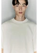 Футболка хлопковая длинная мужская H&M 271245825 XL Кремовая (2727000132491) - изображение 2