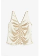 Топ жіночий H&M 271175402_beige XS Бежевий (2727000122843) - зображення 4