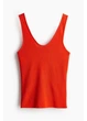 Майка женская H&M 271226266_red L Красная (2727000124854) - изображение 1