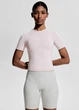 Спортивна футболка для фітнесу жіноча H&M 271123621_lightpink L Рожева (2727000108854) - зображення 1